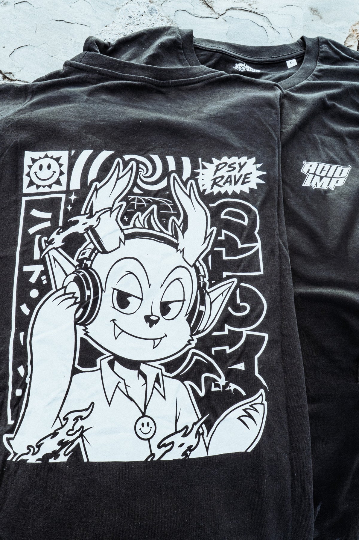CAMISETA ACID MANGA